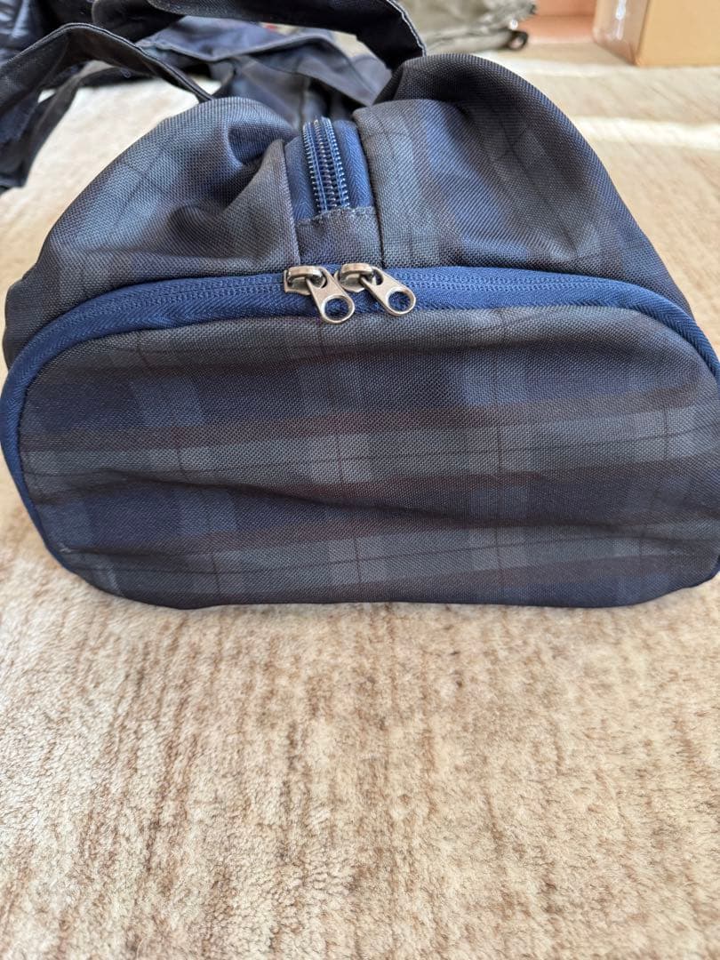 Beams Golf ゴルフバッグ ダークブルー・グリーン　チェック柄