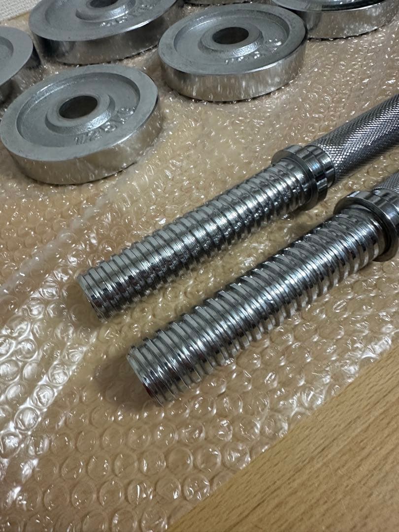 早い者勝ち　約20kg ありあわせダンベルセット　シャフト付き