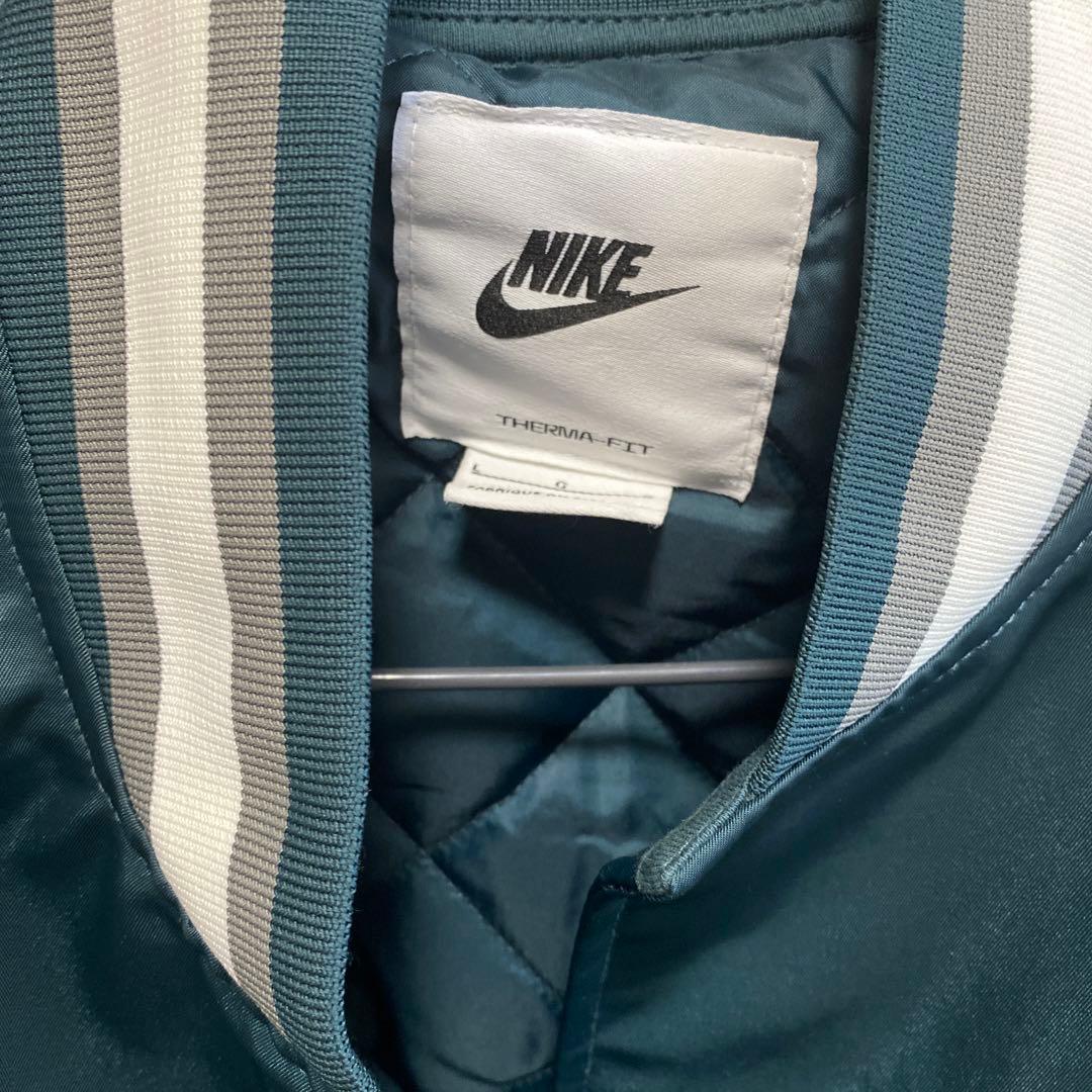 Nike THERMAL-FIT ジャケット　グリーン オレンジ Lサイズ