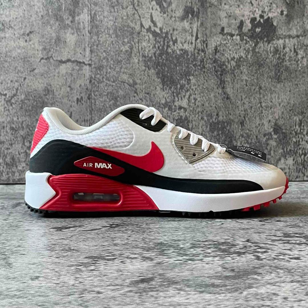 ★NIKE AIR MAX 90 G 赤 23 ナイキ エアマックス ゴルフ