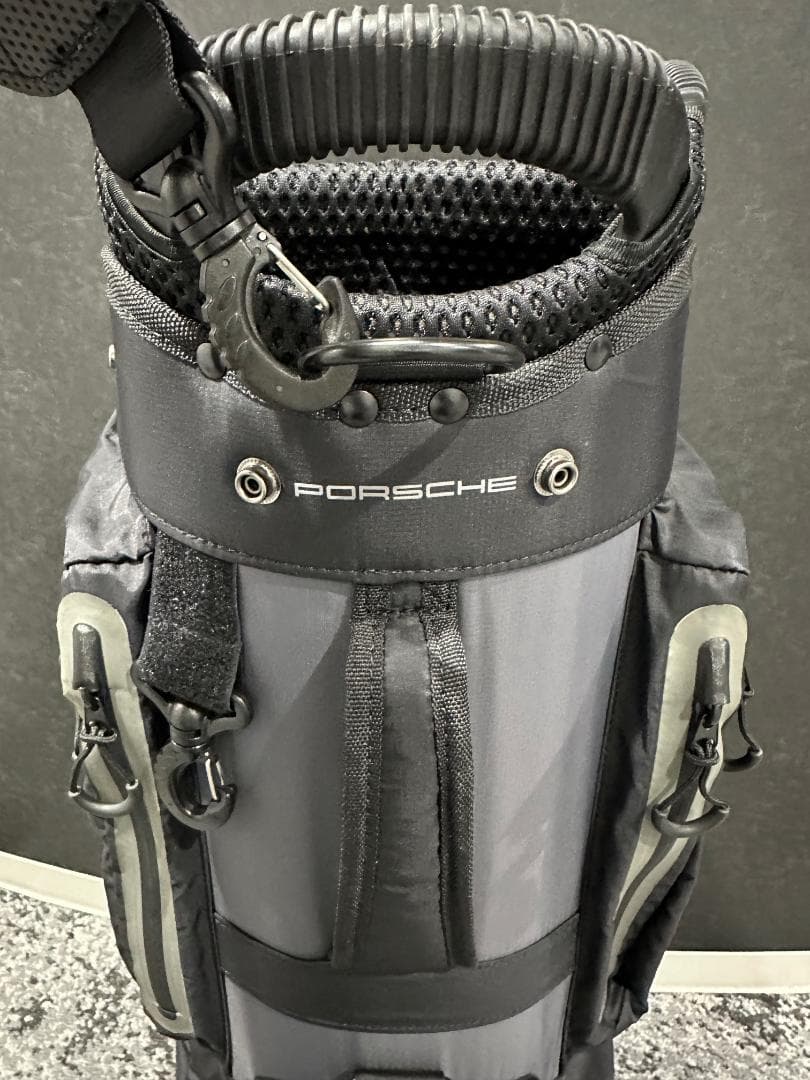 【新品未使用】Porshe ポルシェ　キャディバック　黒