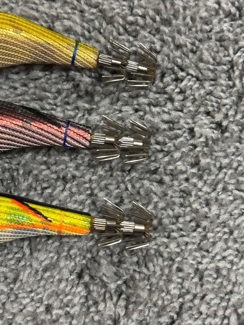 【中古】HAYASHI 餌木猿　スーパーシャロー 3.5号　萌葱、蝦茶、向日葵