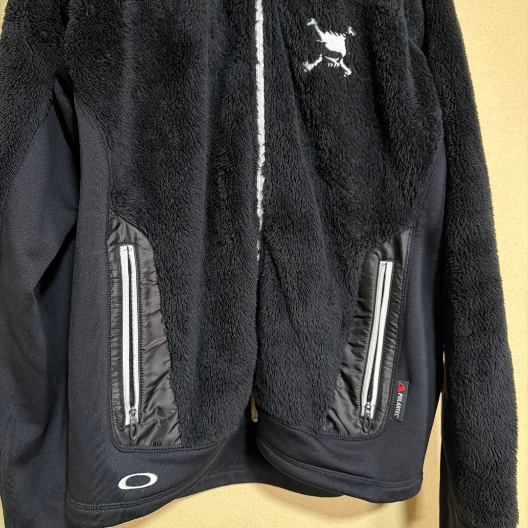 【ほぼ未使用】Oakley ブラック フリースジャケット　ボア