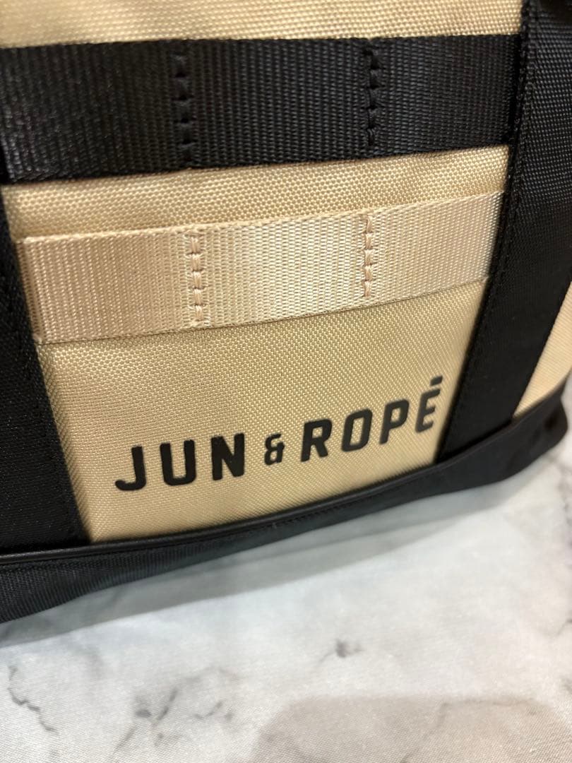 JUN&ROPE ジュンアンドロペ　トート　ゴルフ　バッグ ベージュ