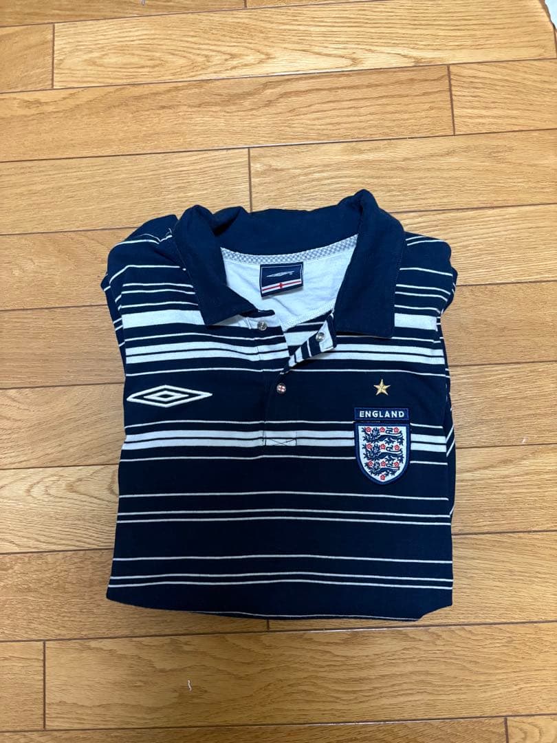 Umbro イングランド ポロシャツ ネイビー