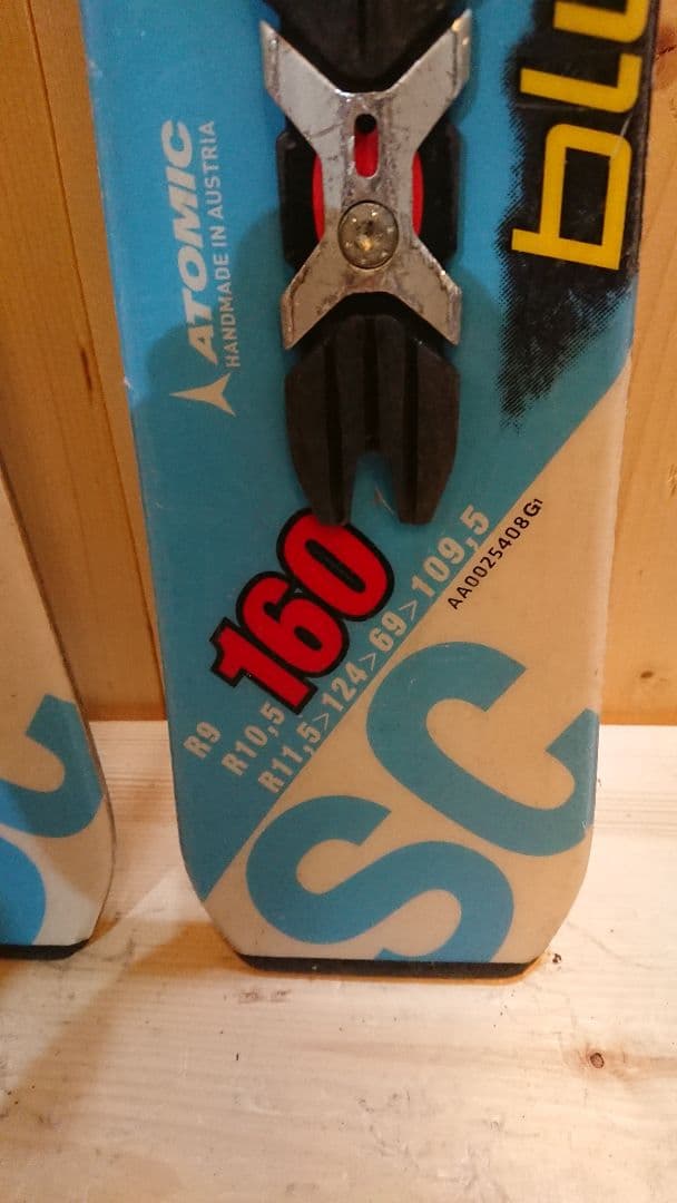 Atomic SC 160㎝ Bluester 簡単調整約265～360㎜