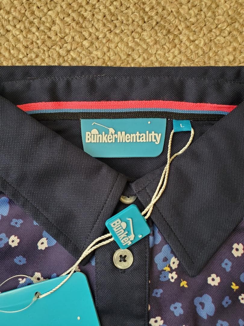 放出！新品未使用Bunker Mentality フラワーパターン シャツ L