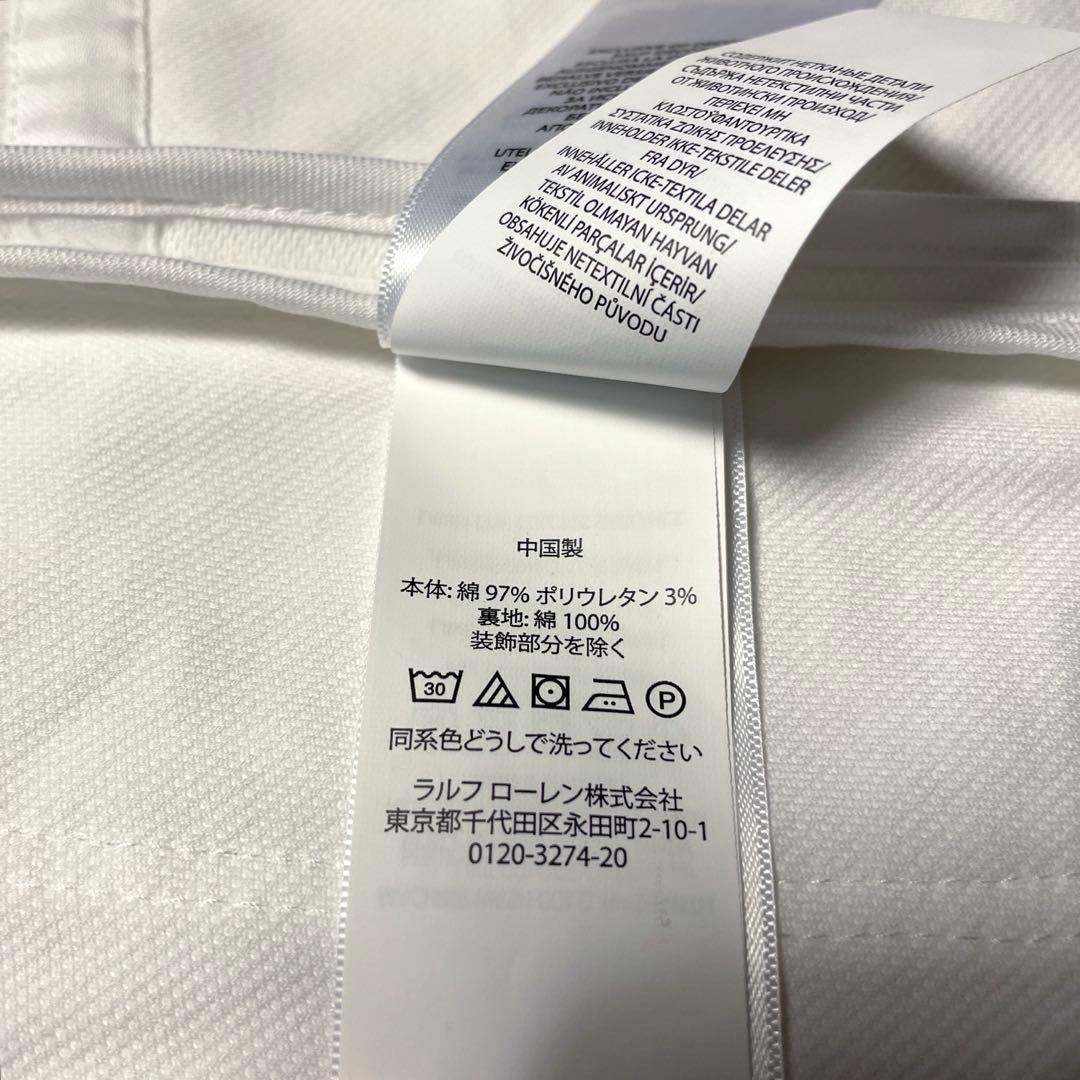 【良品】POLO RALPH LAUREN テーラードジャケット ホワイト 6