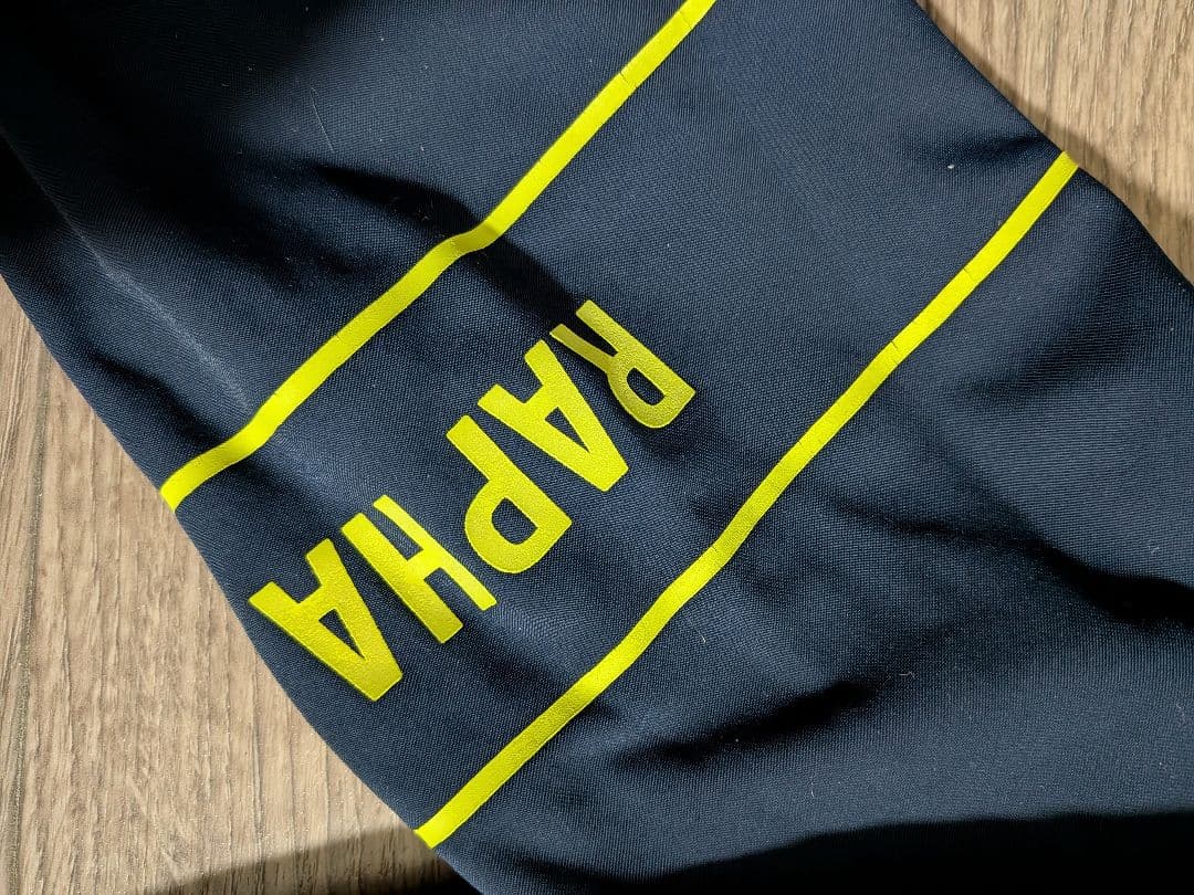 Rapha プロチームサーマルジャージSサイズ　ネイル×イエロー