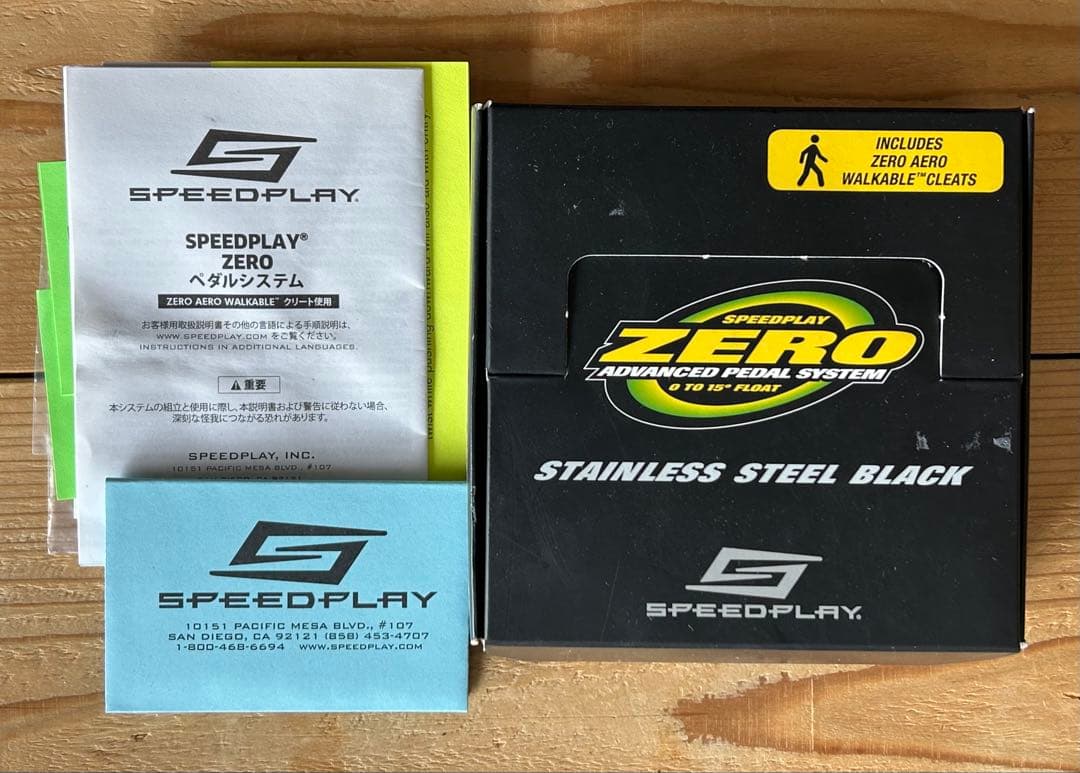 t*e様 Speedplay Zero ビンディングペダル ブラック