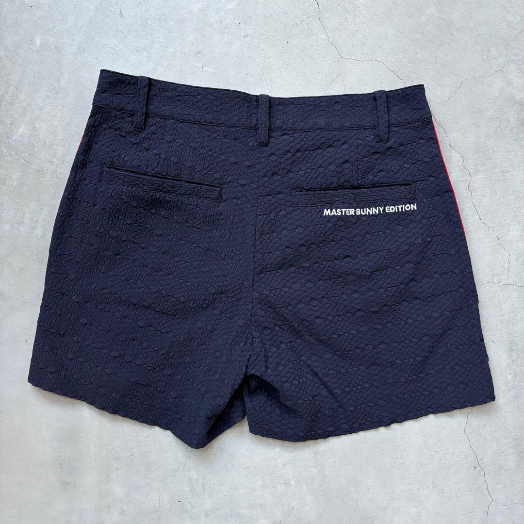 【美品】MASTER BUNNY EDITION ロゴ ストレッチショートパンツ