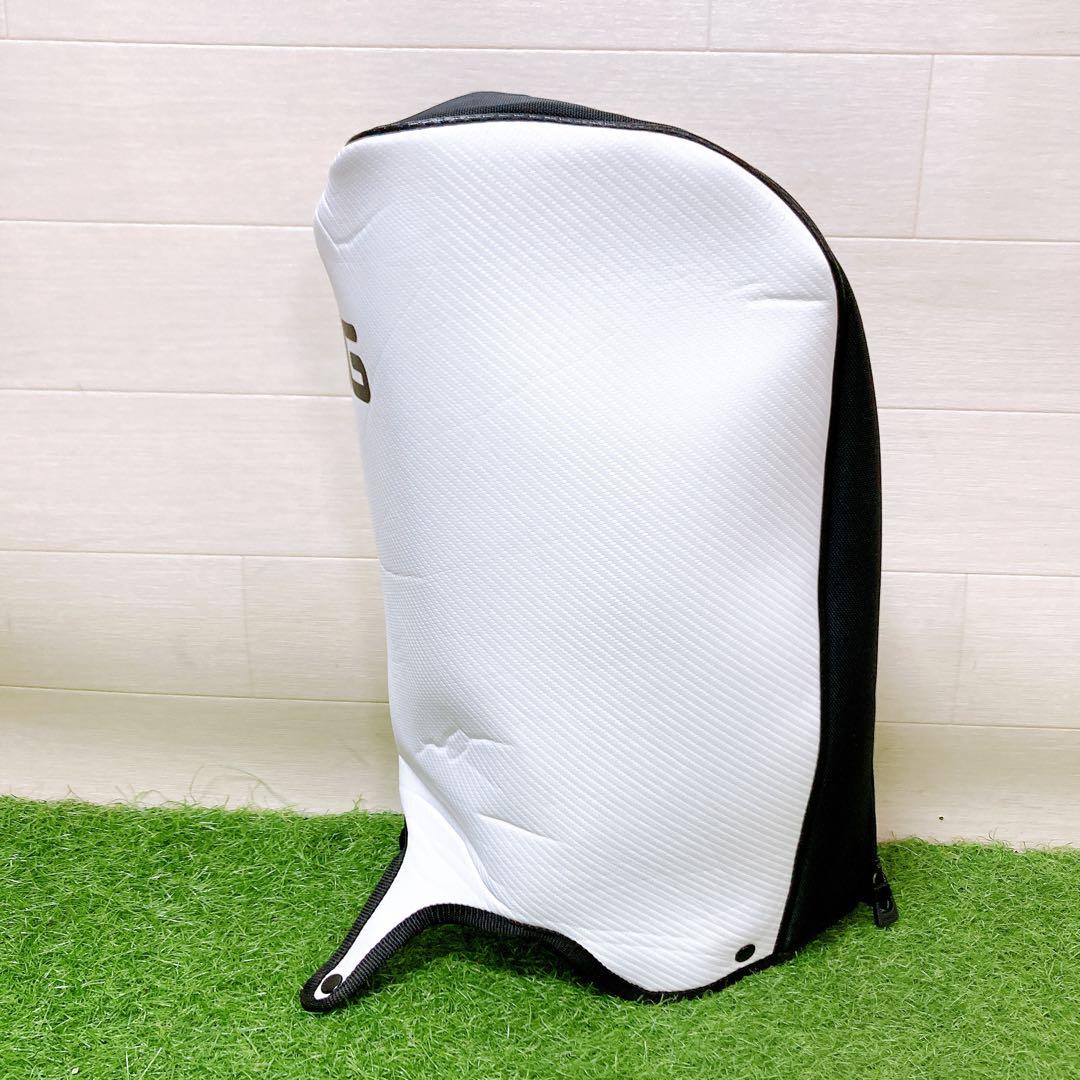 H【美品・人気】PING ピン キャディバッグ カート型 ホワイト×ブラック