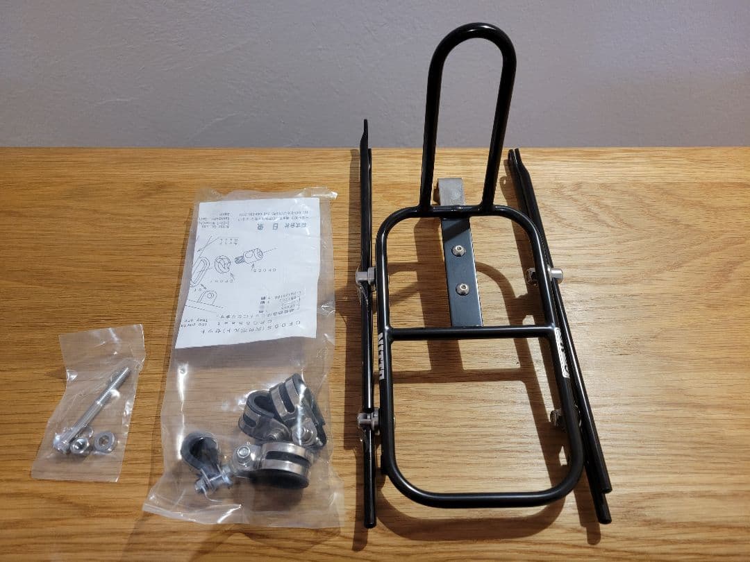 アクセサリー NITTO M-1B front rack black