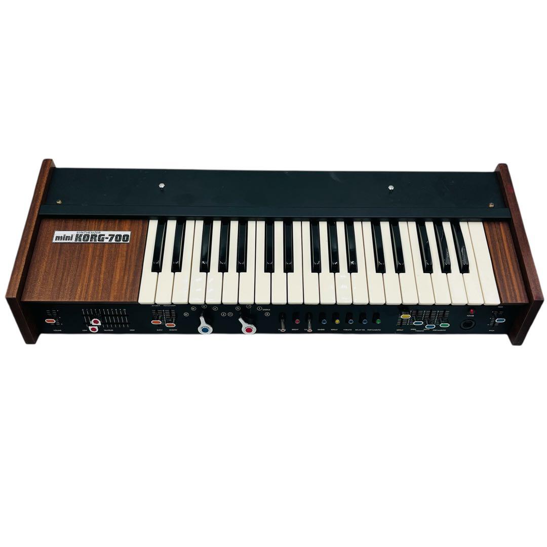 mini KORG-700 モノフォニック•シンセサイザー 通電のみ確認　中古品