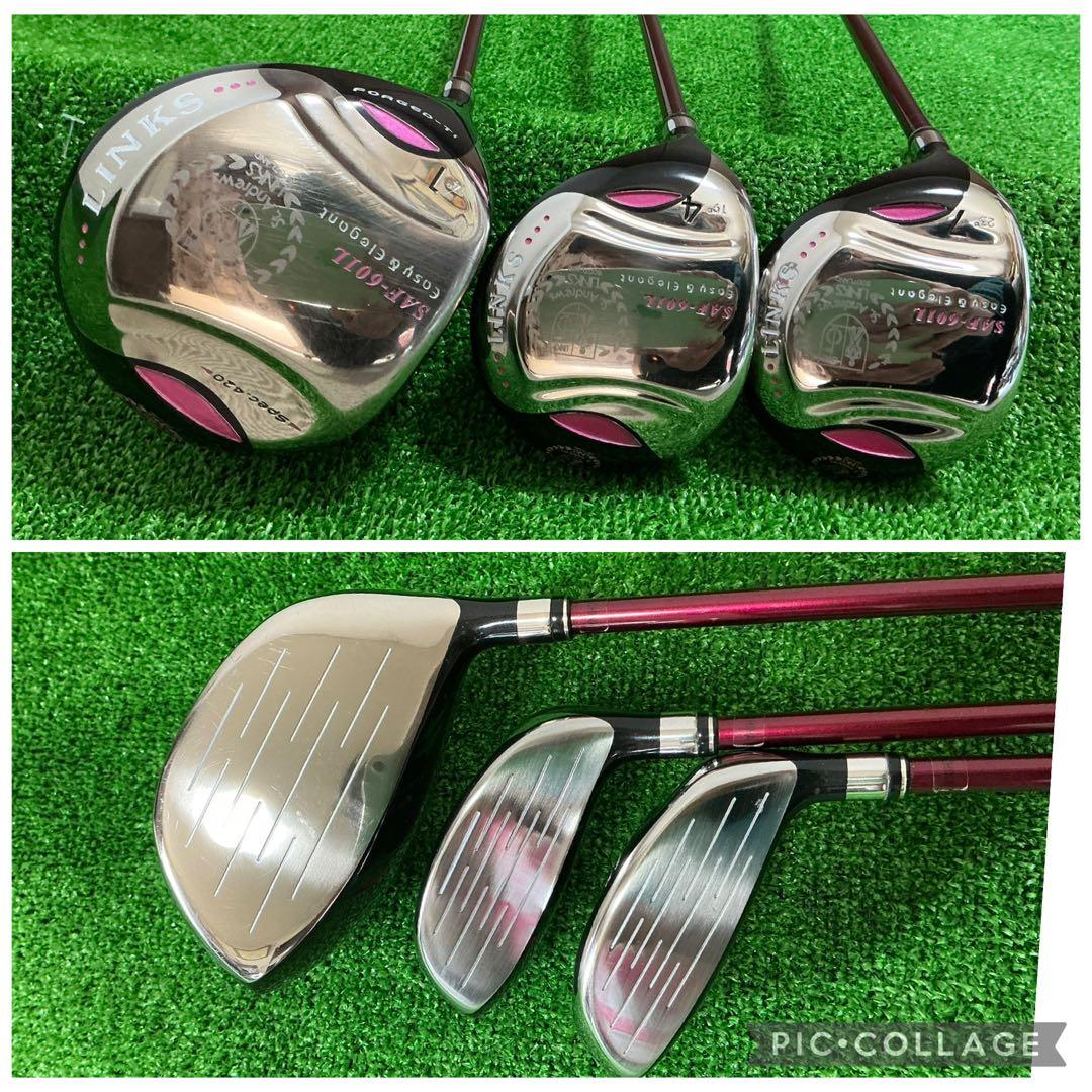 【美品】Callaway LINKS レフティ レディース ゴルフセット 9本