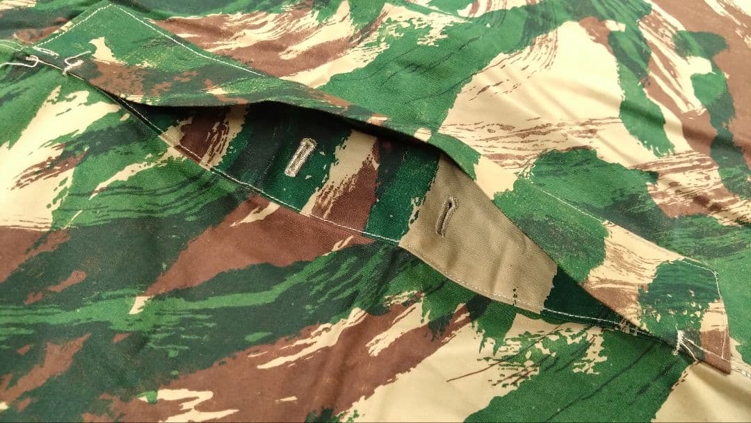 フランス軍リザードカモ ポンチョテント ツェルトバーン 軍幕