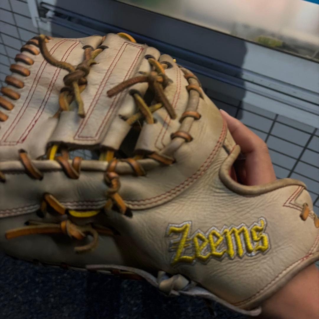 7zeems 硬式グローブ ベージ 左ファースト用