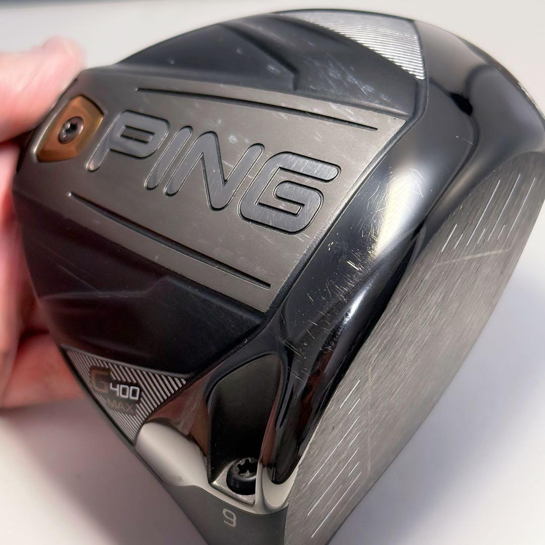 G400max 9° PING ピン　ドライバー ヘッドとカバーのみ
