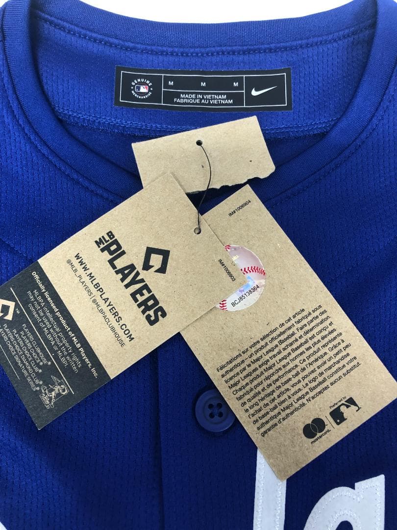 N181　NIKE MLB　Dodgers 大谷翔平選手　ユニフォーム　タグ付き