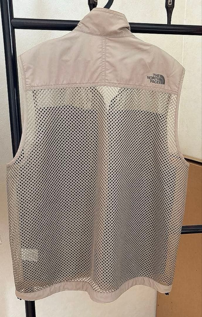 ノースフェイス　キャンプ　フィッシュ　メッシュベスト