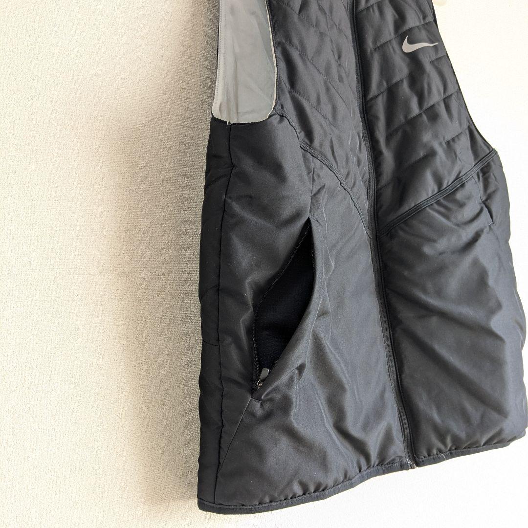 新品 L Nike レペル ランニング ダウンベスト 黒 DD5648-010