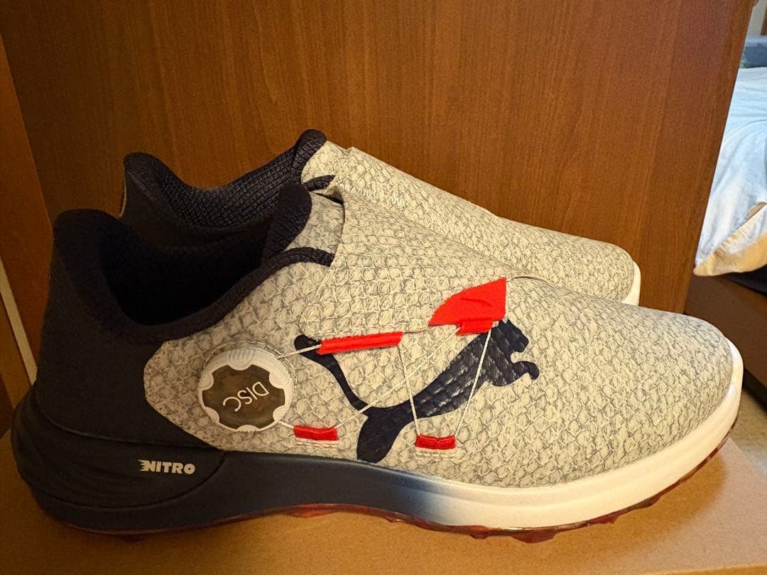 【新品・半額】PUMA NITRO ゴルフシューズ　定価23,100円税込み