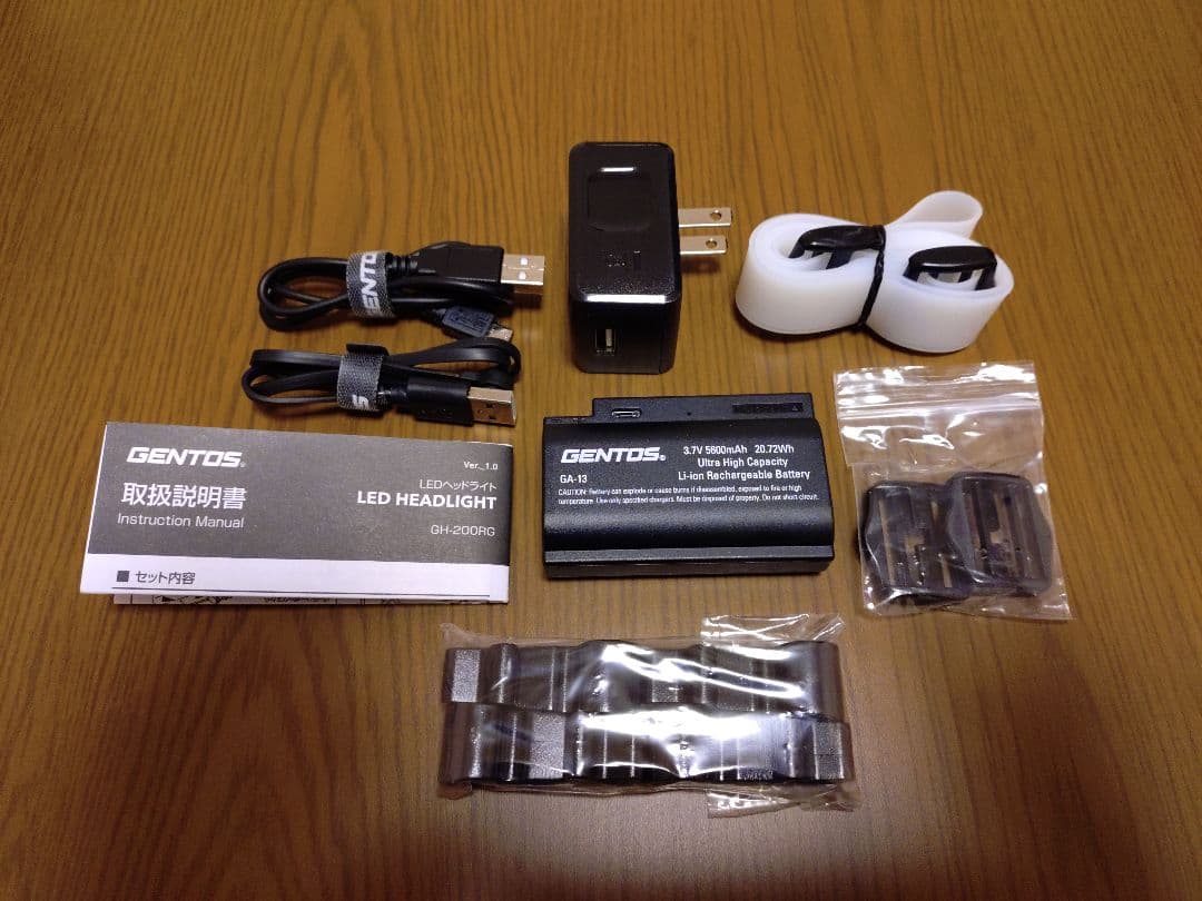 GENTOS GH200RG ヘッドライト