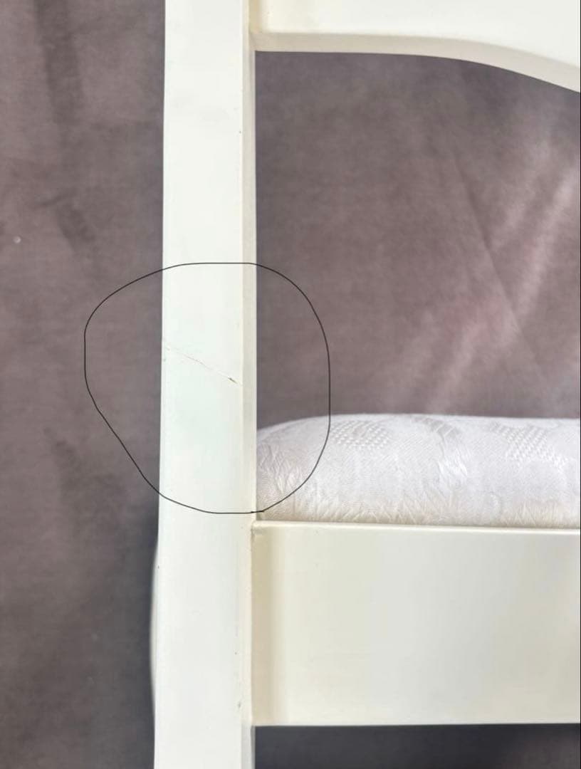 【別出品の机と同時購入してください】※猫脚木製椅子 イス チェア　アンティーク調