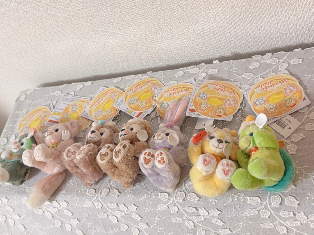 お顔厳選ディズニーシー　ダッフィー&フレンズぬいぐるみバッジ ワンダフルキッチン