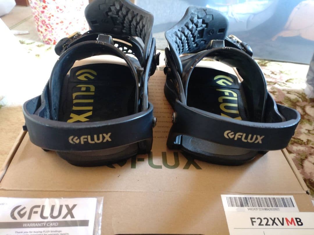 【美品】FLUX XV M ブラック スノーボードビンディング