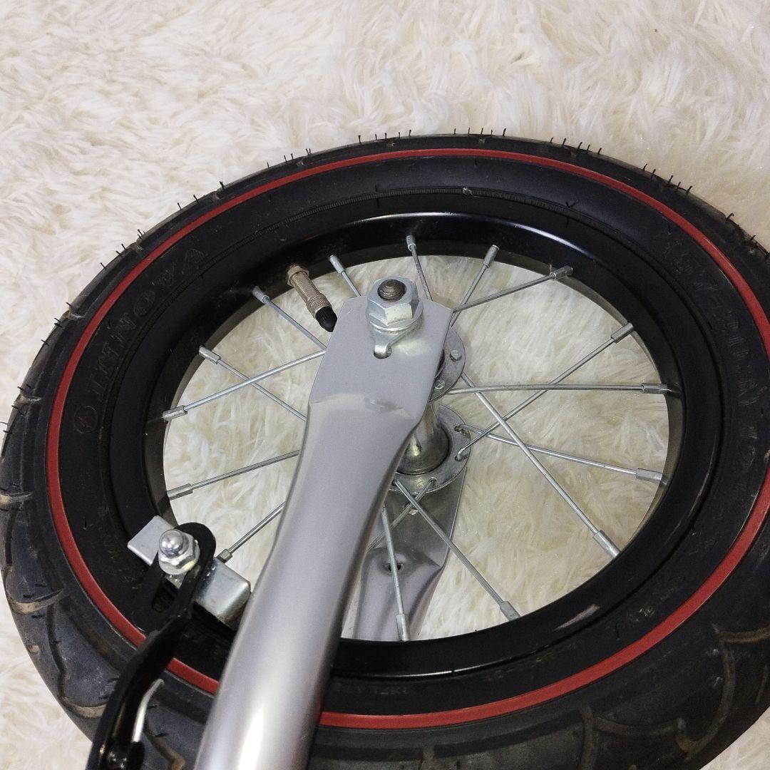 【未使用級】 へんしんバイク 12インチ 赤 スタンド＆工具セット付