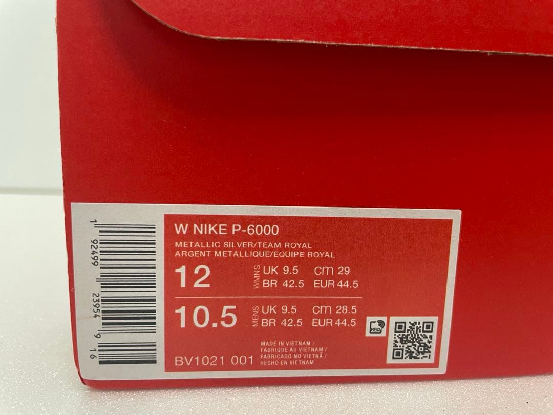 NIKE W P 6000 シルバー28.5