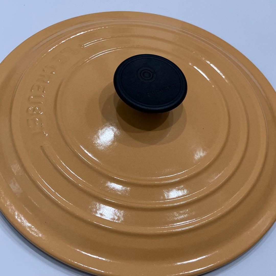 ル・クルーゼ　ココットロンド　20cm イエロー