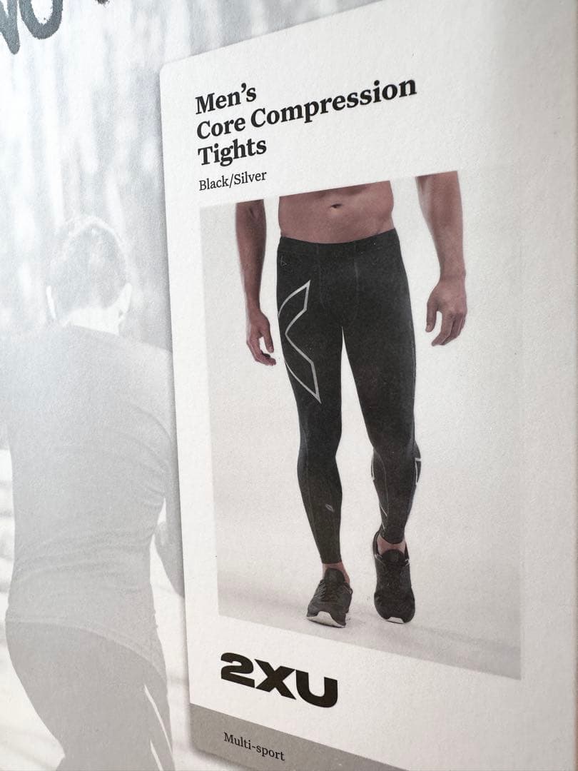 【2XU】Core Compression Tights/Sサイズ/シルバー