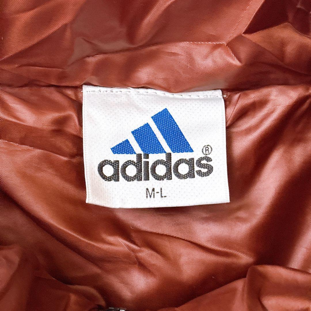 【希少】古着　adidas アディダス　ベンチコート　ユニセックス　茶　90s