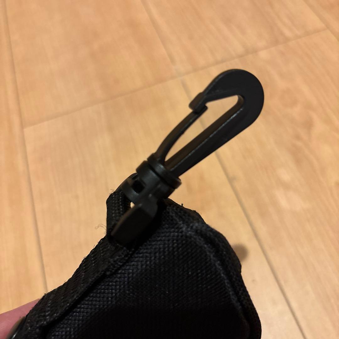 FR2GOLF ボールポーチ カラビナ付き 黒