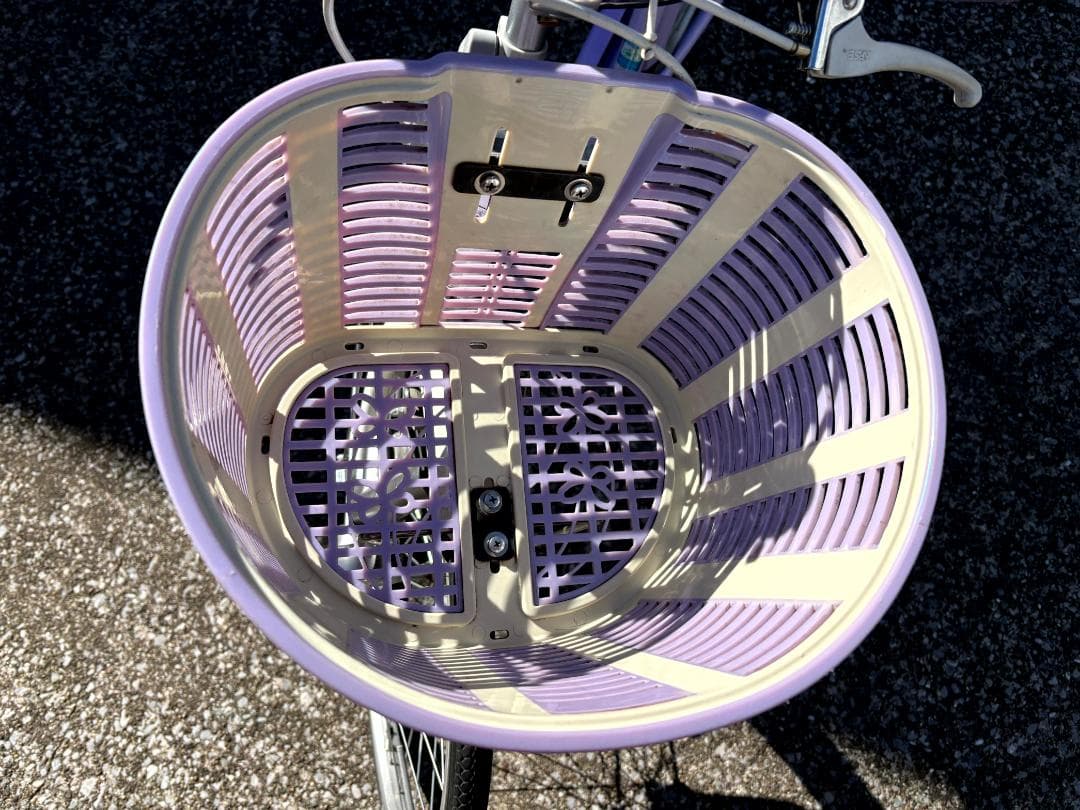 24インチ女の子用自転車　エコパルEPL401 ラベンダー
