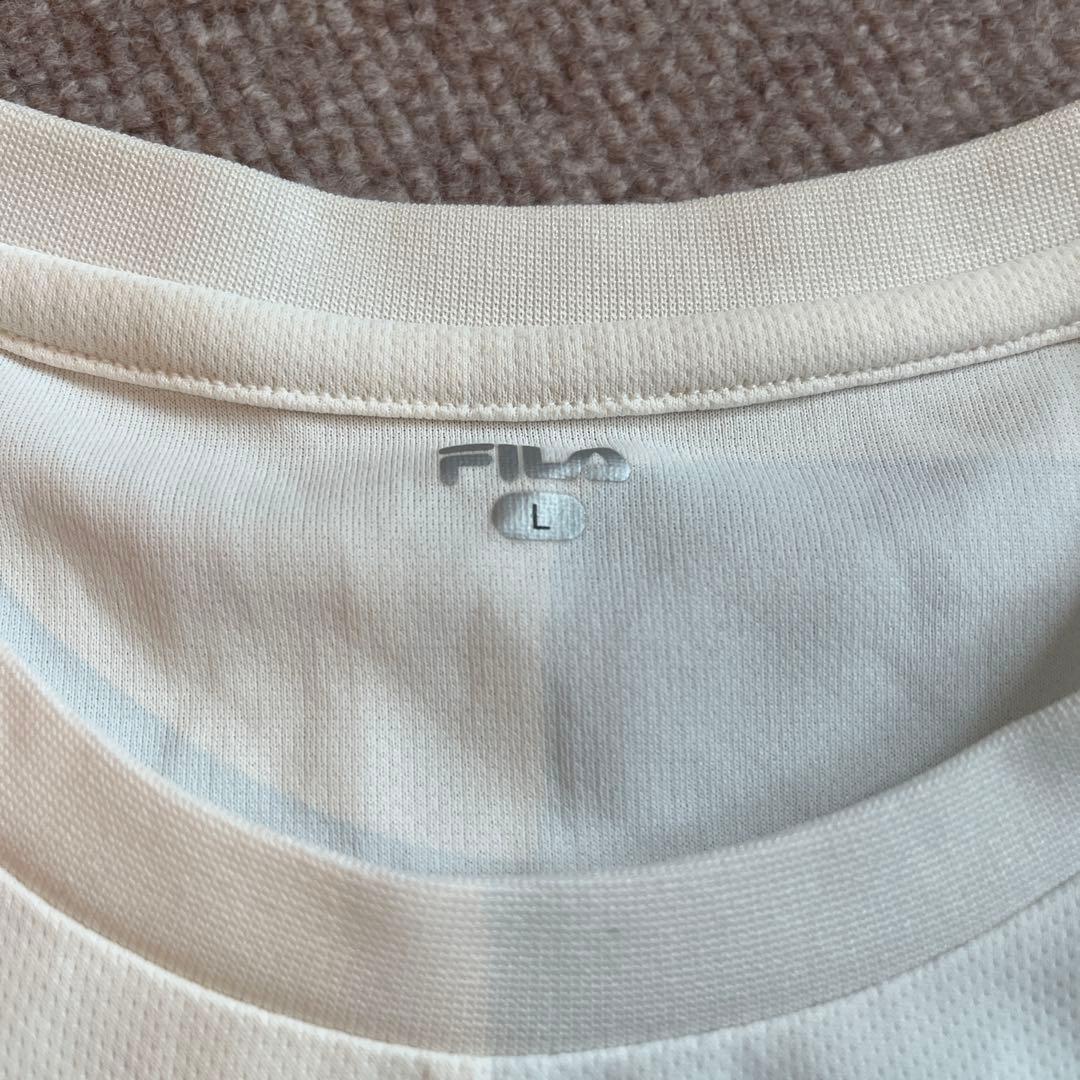 パラディーゾFila テニスウェアセットアップTシャツスコートサンバイザーコーデ
