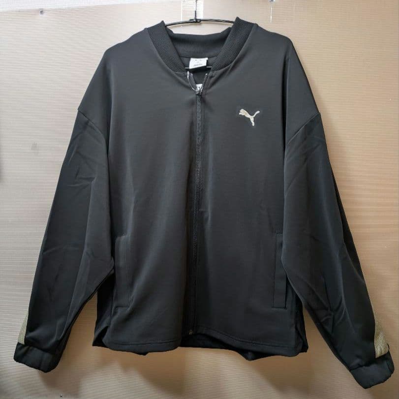 PUMAメンズ トレーニング トレイン エッジ ニット トップス黒Lサイズ