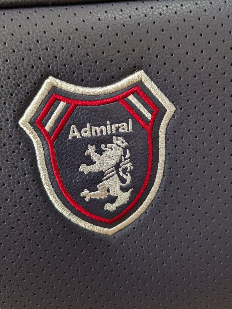 美品！Admiral ゴルフバッグ ネイビー 合成皮革