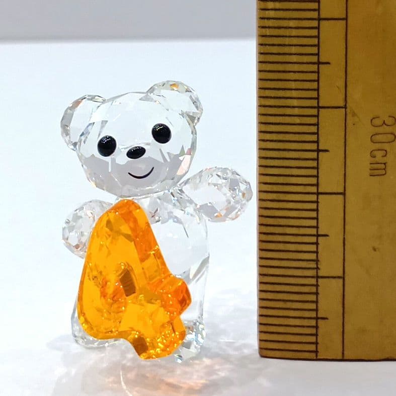 ⭐️SWAROVSKI⭐️クリスベア 4番 ナンバーフォー 数字 誕生日 ケース