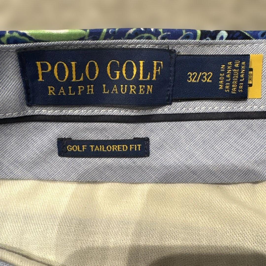 新品タグ付き　Ralph Lauren ペイズリー柄　ロングパンツ 32/32