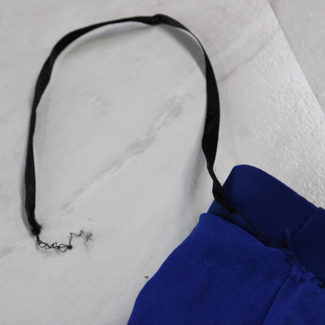 【美品 社交ダンス衣装】上下セット レッスンウェア 練習着 ICHIOKU 青