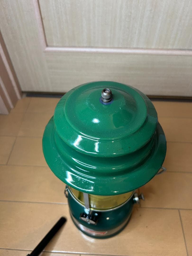 ★希少品★ Coleman 220F パテペン PYREX イエローグローブ