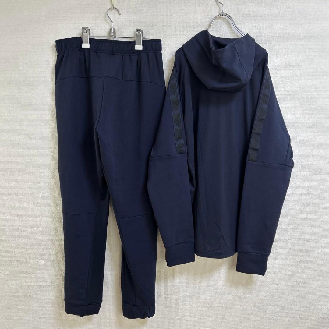 美品 アディダス ジャージ 上下セット　XOネイビー　紺色　ジップアップ　3L