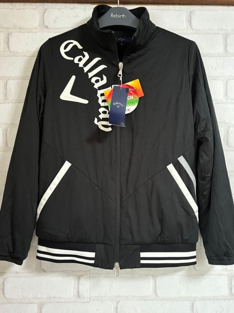 11/30まで新品タグ付★Callaway★軽量中綿のようなダブルジップ★黒★M