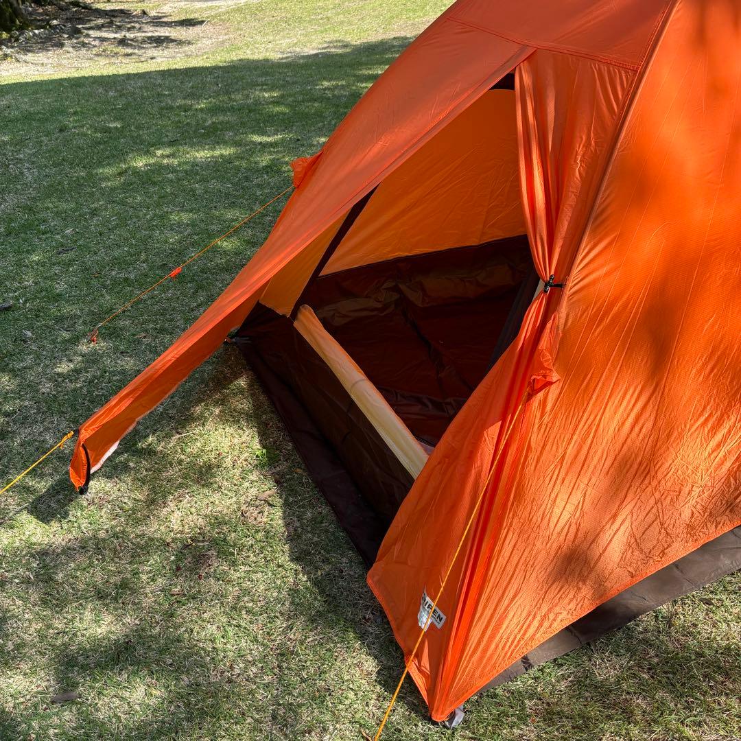 アライ　エアライズ2 登山　テント　軽量　アンダーシート付　3回使用のみ　美品