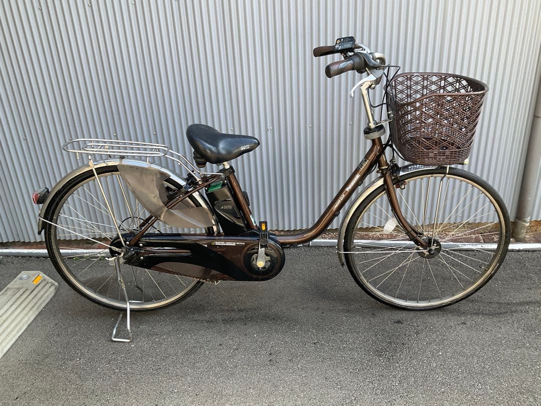 パナソニック新機種電動アシスト自転車viviDX26インチブラウンボディー