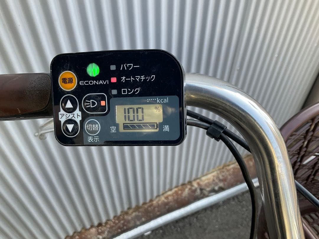 パナソニック新機種電動アシスト自転車viviDX26インチブラウンボディー