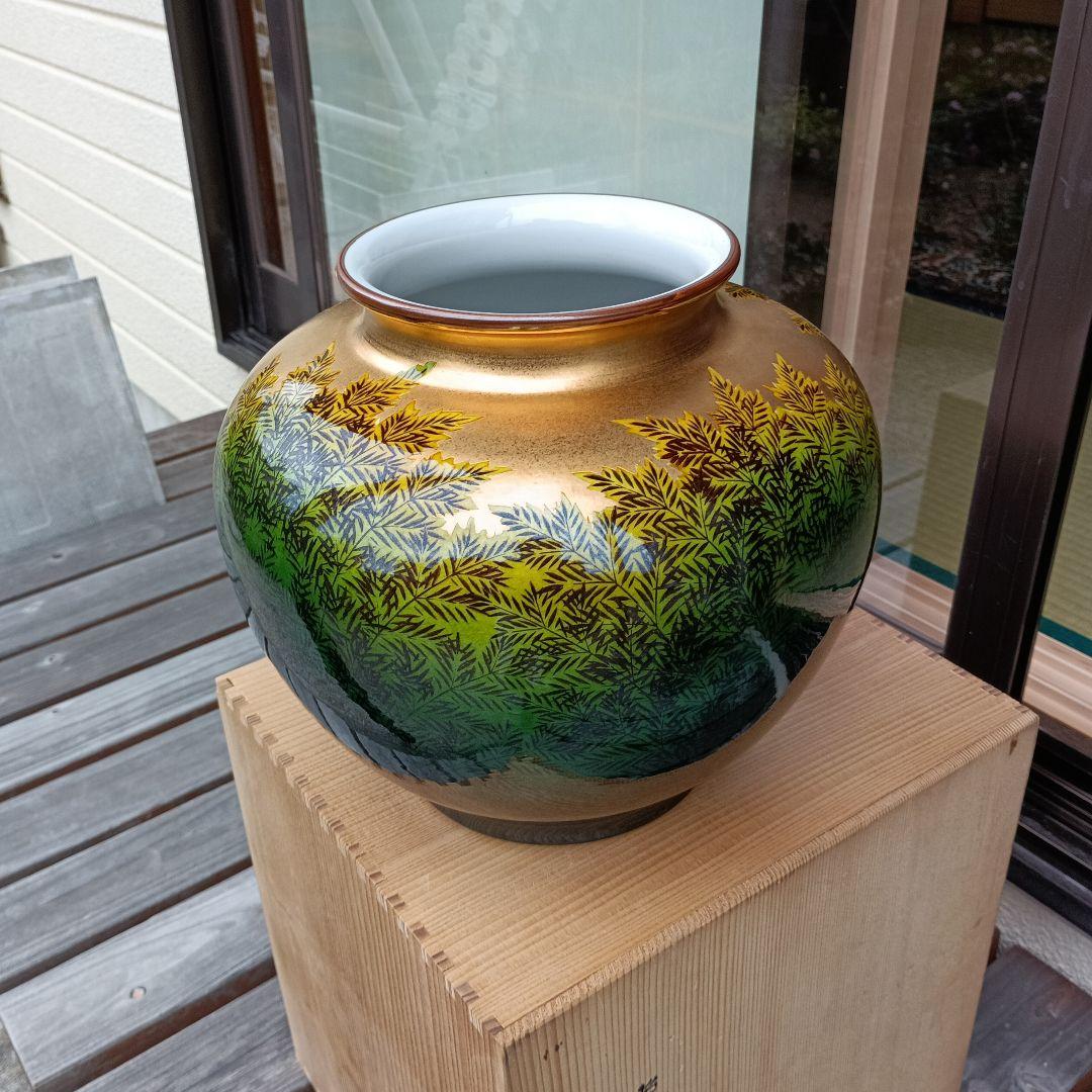 新品未使用　九谷焼　花瓶
